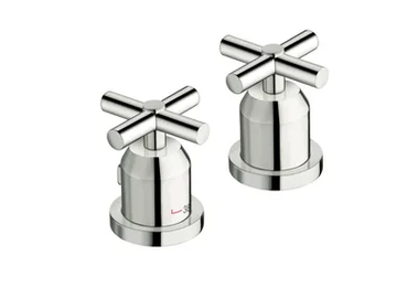 EXCLUSIVE CRIEV143 - 2 hole bathtub mixer with diverter by CRISTINA Rubinetterie - view 2